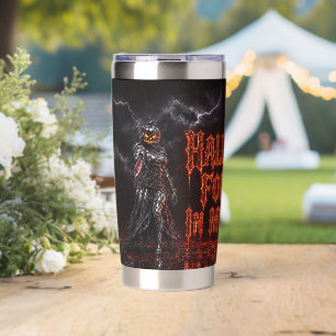 Halloween für immer in meinem Herzen Gothic Kürbis Thermobecher