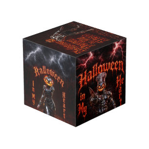 Halloween für immer in meinem Herzen Gothic Kürbis Würfel