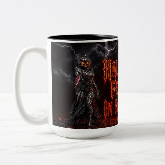 Halloween für immer in meinem Herzen Gothic Kürbis Zweifarbige Tasse