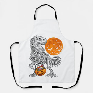 Halloween für Jungen Kinder Dinosaurier Skelett T  Schürze