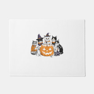 Halloween für Katzen Süße Kätzchen Geist Skelett L Fußmatte