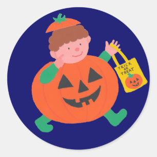 Halloween für Kinder Runder Aufkleber