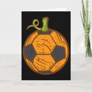 Halloween-Fußball-Byll-Kürbis-Footbyll-Kostüm Jung Karte