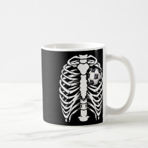 Halloween-Fußball-Röntgen-Skelett-Kostüm für Männe Kaffeetasse