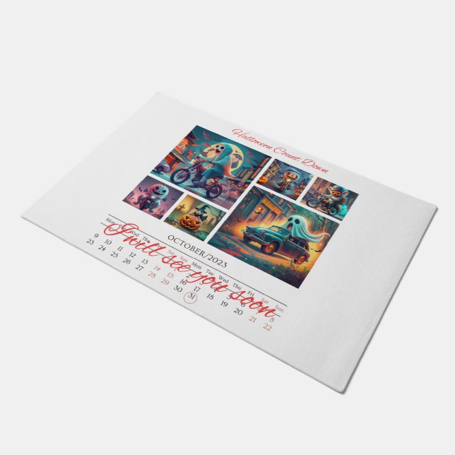 Halloween Fußmatte (Schrägansicht)