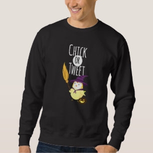 Halloween Gag Chick oder Tweet Trick oder Treat Jo Sweatshirt