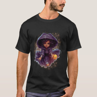 Halloween Galaxy Hexenkostümtrick oder Treat Long T-Shirt