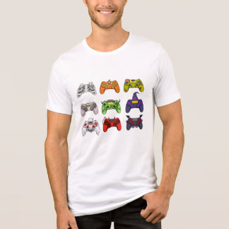Halloween Game On T-Shirt, Gaming-Controller-Shirt Tri-Blend Shirt