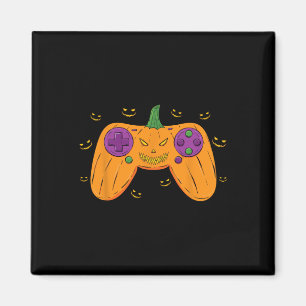 Halloween Gamer Costume Beängstigend Pumpkin Mens  Magnet