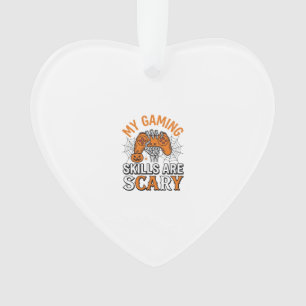 Halloween-Gamer-Fähigkeiten sind gruselige Vintage Ornament
