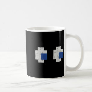 Halloween Gamer Pixel Eyes Gaming Kostüme Männer B Kaffeetasse