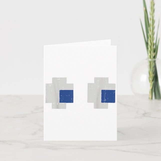 Halloween Gamer Pixel Eyes Gaming Kostüme Männer B Karte (Vorderseite)