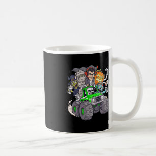 Halloween Gamer Skeleton Zombie Monster Truck Boys Kaffeetasse