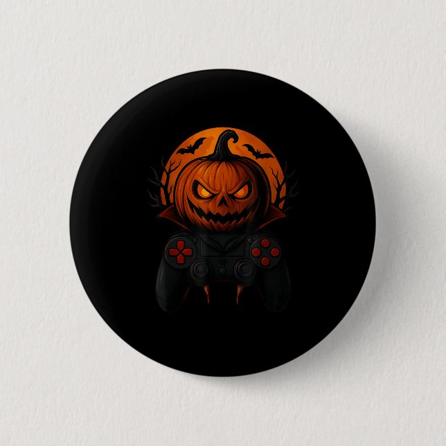 Halloween Gaming Controller Soky Pumpkin Gamer Boy Button (Vorderseite)