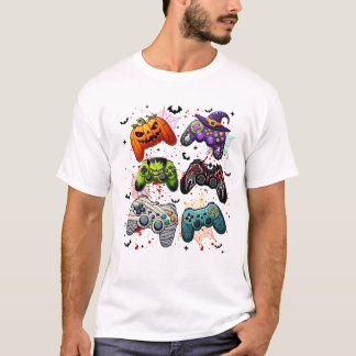 Halloween Gaming-Controller T-Shirt
