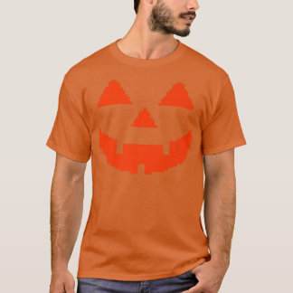 Halloween Gaming Costume Piel Kürbislaterne Face T-Shirt
