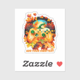 Halloween Gaming, Pumpkin Controller, Spooky Aufkleber