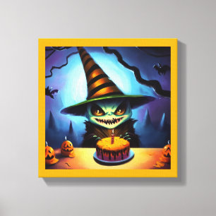 Halloween - Geburtstag 1 Leinwanddruck
