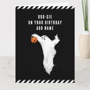 Halloween Geburtstag Karte