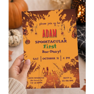 Halloween Geburtstag Kinderparty Halloween Einladung