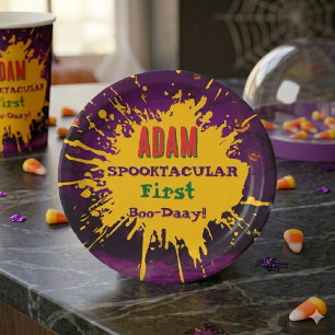 Halloween Geburtstag Kinderparty Halloween  Pappteller