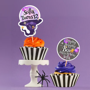 Halloween Geburtstags-Stickerbogen Aufkleber