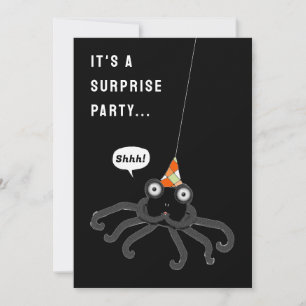 Halloween Geburtstags-Überraschungsparty Einladung