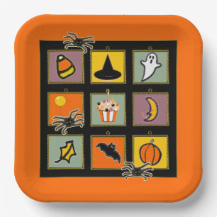 Halloween-Geburtstagsfeier Pappteller