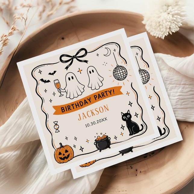 Halloween-Geburtstagsfeier Serviette (Von Creator hochgeladen)