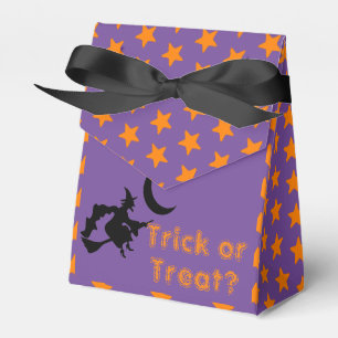 Halloween Gefallen Box-Hexe unter den Sternen Geschenkschachtel