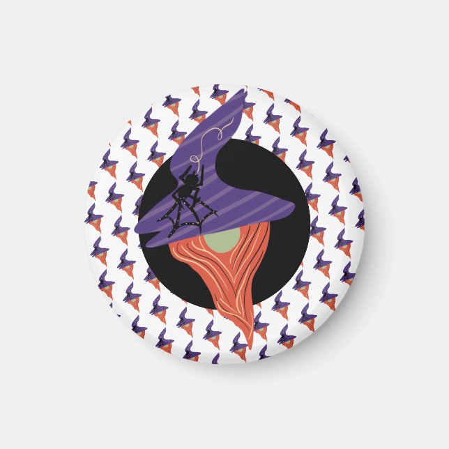 Halloween Gefallen Niedlich Gnome Spider Doodle Mu Magnet (Vorne)