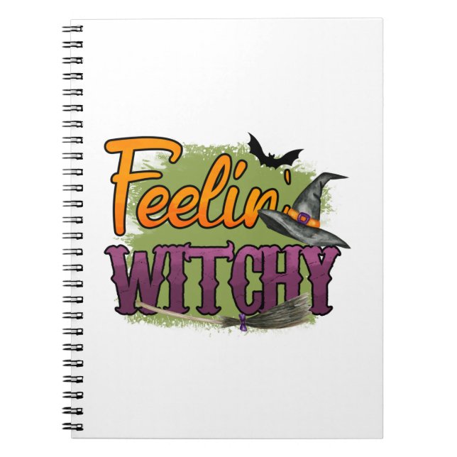 Halloween Gefühl Witchy Geburtstag Notizblock (Vorderseite)
