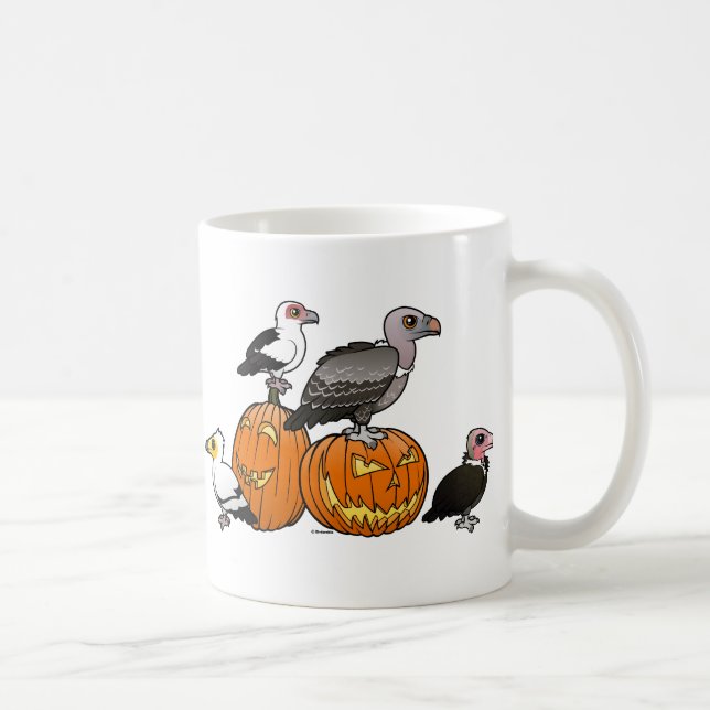 Halloween-Geier Kaffeetasse (Rechts)