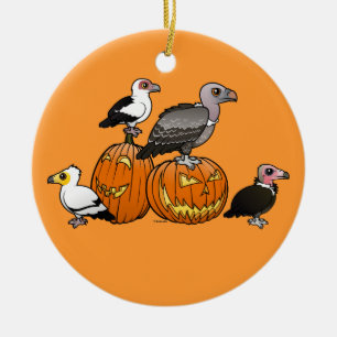 Halloween-Geier Keramik Ornament