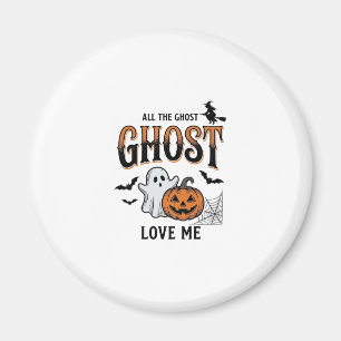 Halloween-Geist Alle Geister lieben mich Lustig Vi Magnet