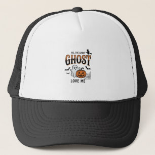 Halloween-Geist Alle Geister lieben mich Lustig Vi Truckerkappe