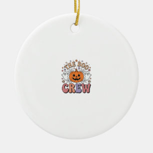 Halloween-Geist Boo Crew Niedlich Gruselig Vintage Keramik Ornament