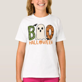 Halloween-Geist Boo Kinder T-Shirt