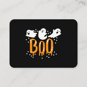 Halloween-Geist Boo Süß Visitenkarte