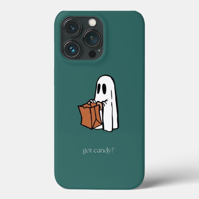 Halloween-Geist Buh Case-Mate iPhone Hülle (Rückseite)