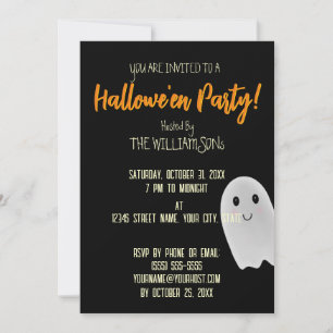 Halloween-Geist Einladung