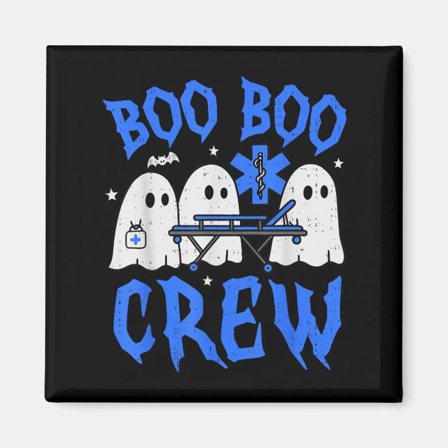 Halloween-Geist Ems Emt Sanitäter Lustiger Notfall Magnet (Vorne)