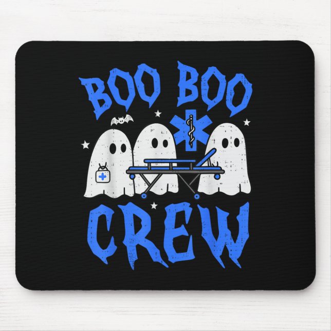 Halloween-Geist Ems Emt Sanitäter Lustiger Notfall Mousepad (Vorne)