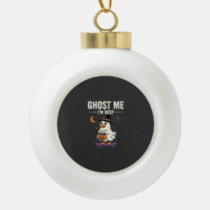 Halloween-Geist-Enten-Skateboard-Design_1 Keramik Kugel-Ornament