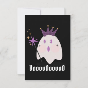 Halloween-Geist-Fancy-Prinzessin Boooooooo Karte