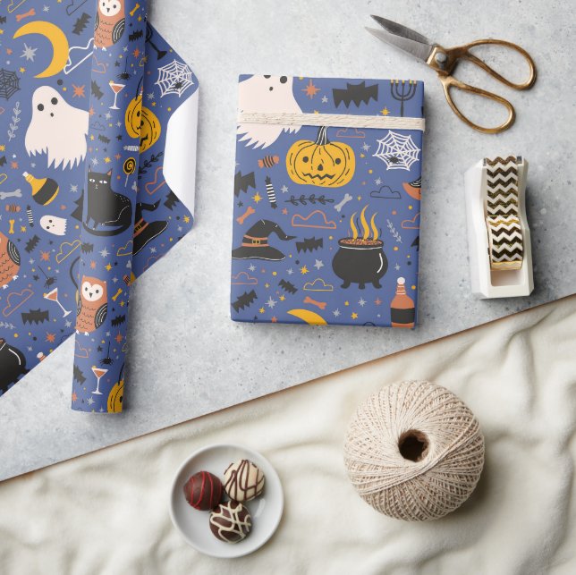 Halloween-Geist  Geschenkpapier (Kunsthandwerk)