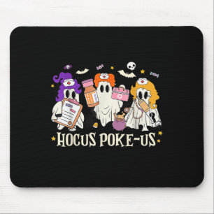 Halloween-Geist-Krankenschwester-Hokus-Ke-Us-Kostü Mousepad