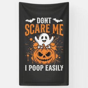 Halloween-Geist-Kürbis-Design 'Erschreck mich nich Banner