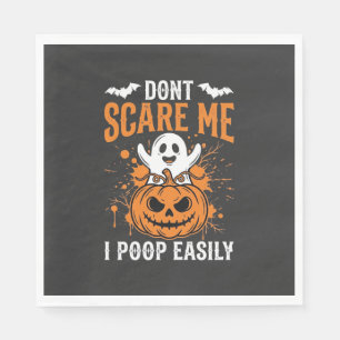 Halloween-Geist-Kürbis-Design 'Erschreck mich nich Serviette
