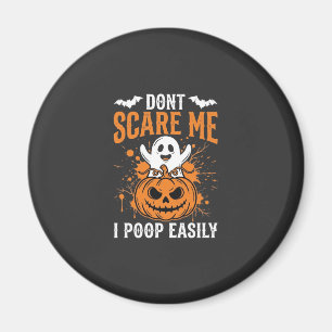 Halloween-Geist-Kürbis-Design "Mach mir keine Angs Magnet